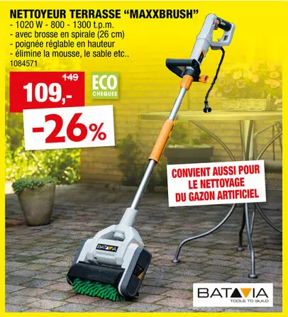 Offre: Batavia Maxxbrush brosse électrique