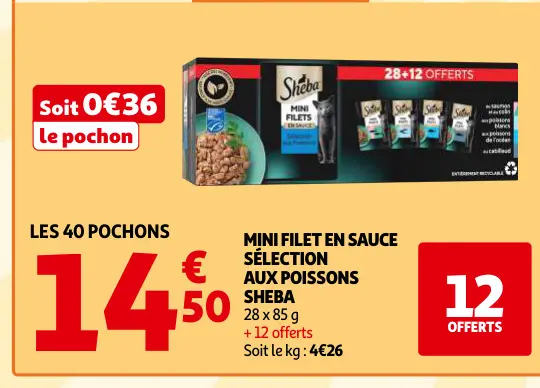 Offre: Mini filet en sauce sélection aux poissons