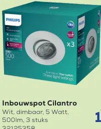 Promotie: Inbouwspot Cilantro