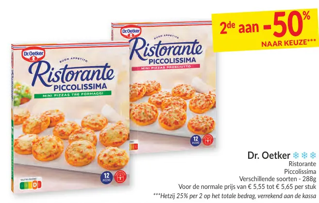 Promotie: Ristorante Piccolissima