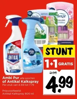 Aanbieding: Ambi Pur alle soorten of Antikal Kalkspray
