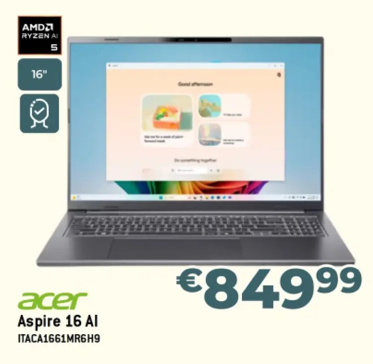Promotie: Aspire 16 AI