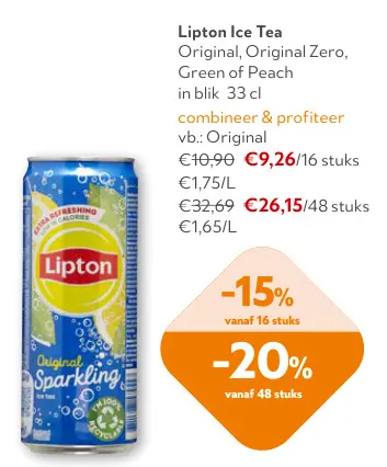 Aanbieding: Lipton Ice Tea