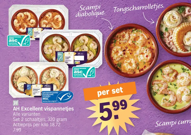 Promotie: AH Excellent vispannetjes