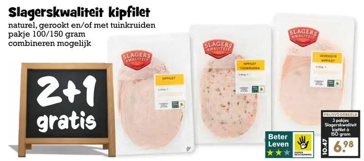 Aanbieding: Slagerskwaliteit Kipfilet