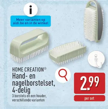 Aanbieding: Hand- en nagelborstelset