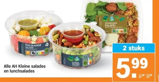Aanbieding: AH Kleine salades en lunchsalades