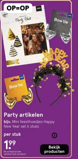 Aanbieding: Party artikelen