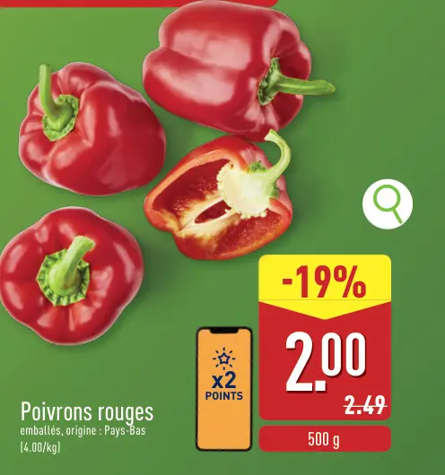 Offre: Poivrons rouges