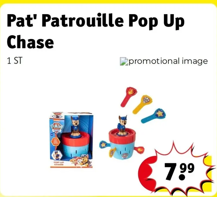 Offre: Pat' Patrouille Pop Up Chase