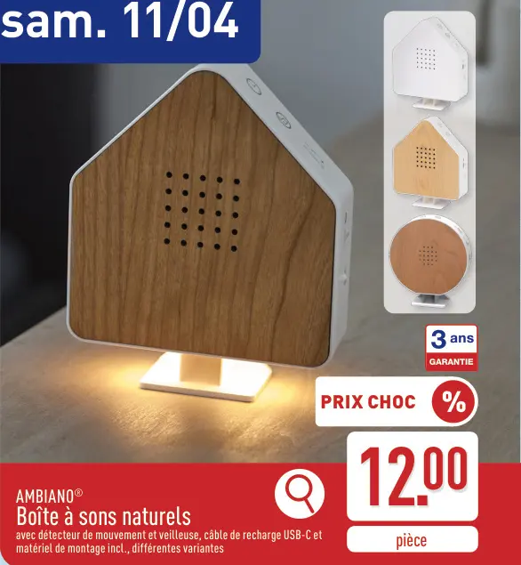 Offre: Boîte à sons naturels