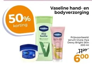 Aanbieding: Vaseline hand- en bodyverzorging
