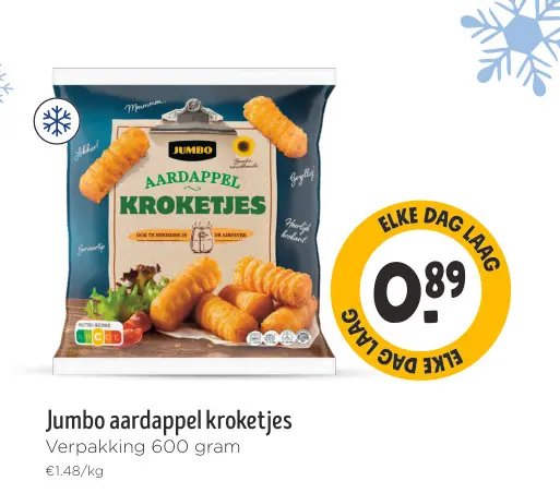 Aanbieding: aardappel kroketjes