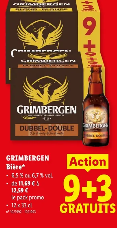 Offre: Grimbergen Bière Dubbel-Double