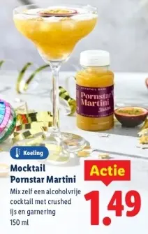 Aanbieding: Mocktail Pornstar Martini