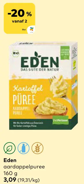 Promotie: Eden - Aardappelpuree
