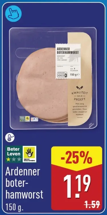 Aanbieding: Ardenner boterhamworst