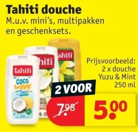 Aanbieding: Tahiti douche