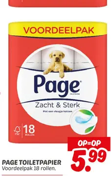 Aanbieding: Page toiletpapier