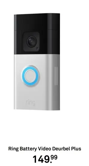 Aanbieding: Battery Video Deurbel Plus