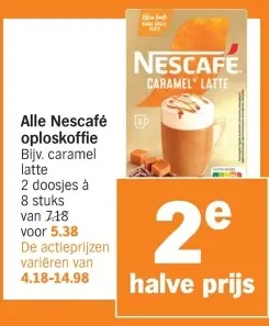 Aanbieding: Nescafé oploskoffie