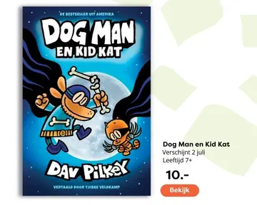 Aanbieding: Dog Man en Kid Kat