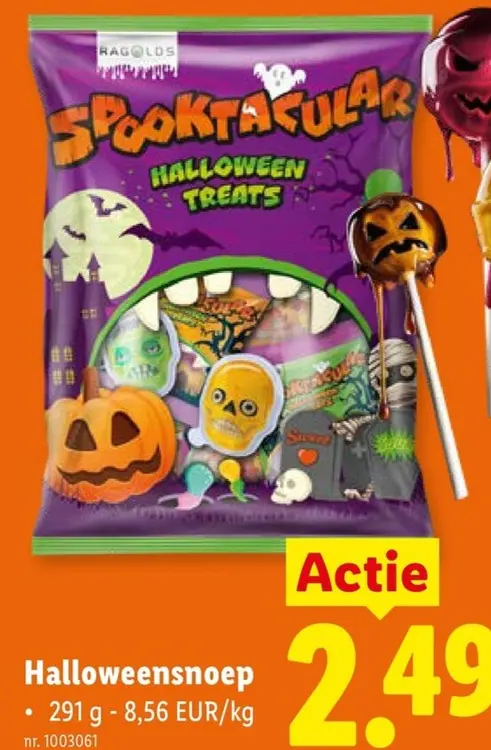 Promotie: Halloweensnoep