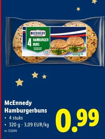 Promotie: Hamburgerbuns