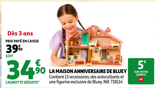 Offre: La maison anniversaire de Bluey