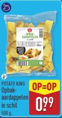 Aanbieding: Opbak-aardappelen in schil