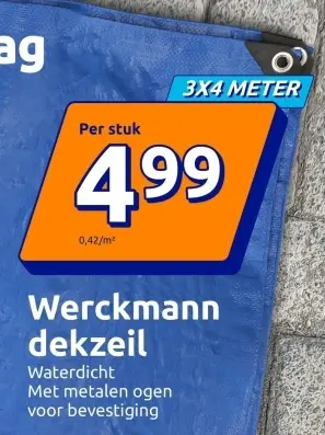 Aanbieding: Werckmann dekzeil