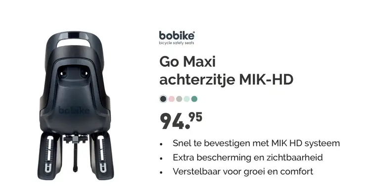 Aanbieding: Go Maxi achterzitje MIK-HD