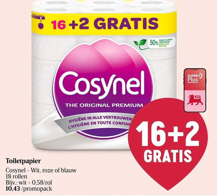 Promotie: Toiletpapier