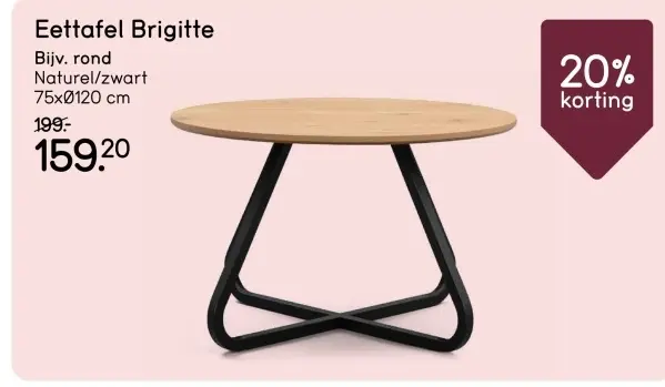 Aanbieding: Eettafel Brigitte