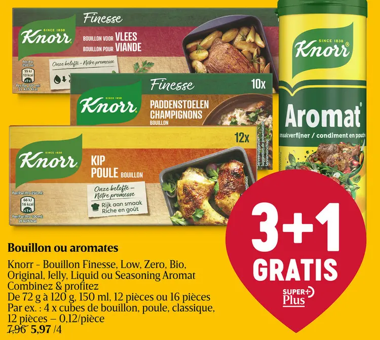 Offre: Bouillon ou aromates