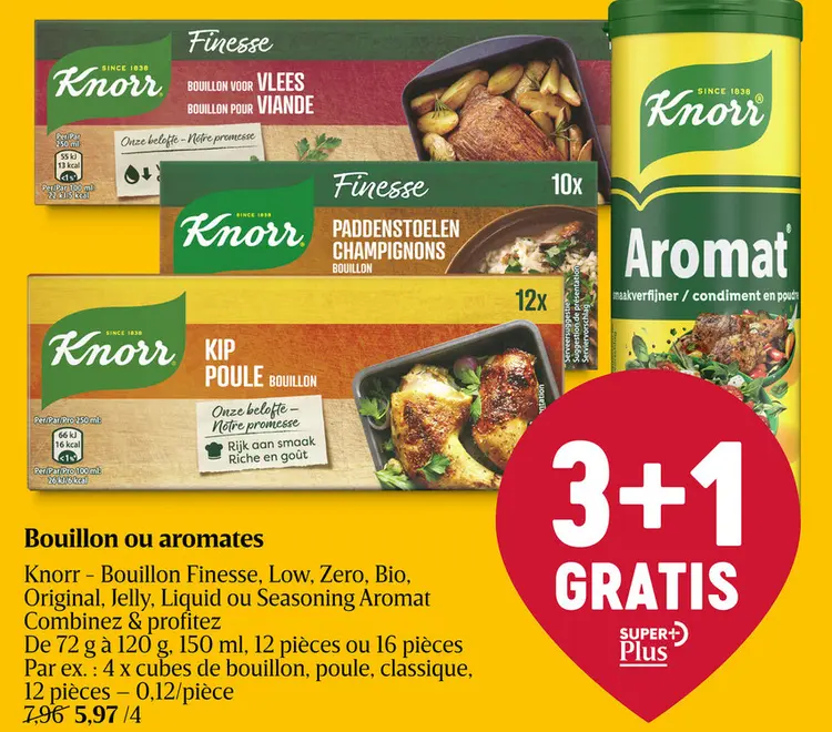 Offre: Bouillon ou aromates