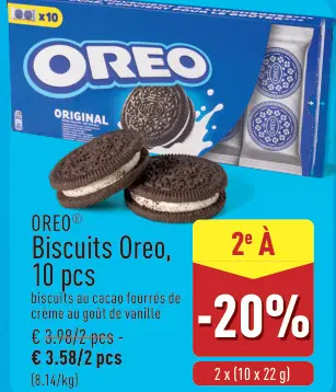 Offre: Biscuits Oreo
