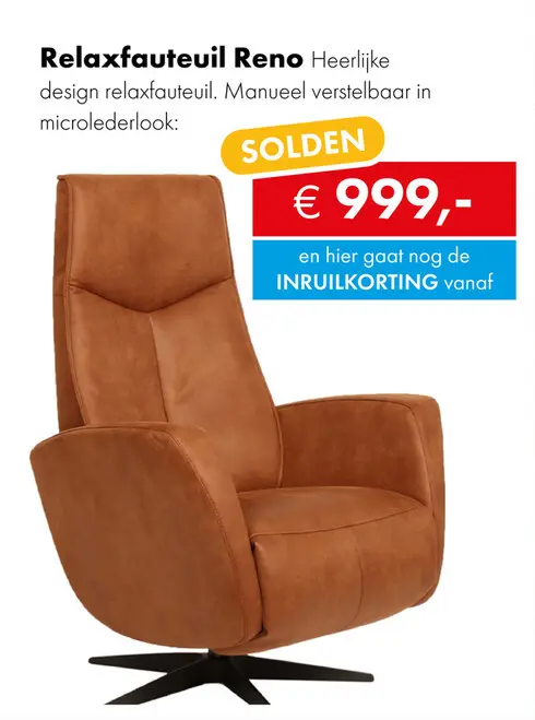 Promotie: Reno relaxfauteuil
