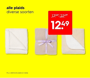 Aanbieding: alle plaids