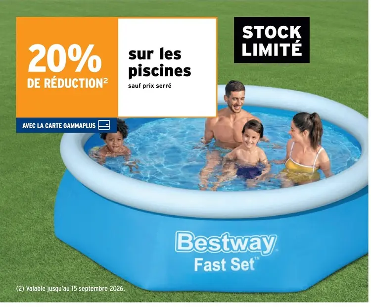 Offre: piscines