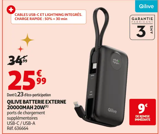 Promotie: Batterie externe