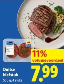 Aanbieding: Duitse biefstuk