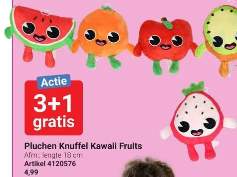 Aanbieding: Pluchen Knuffel Kawaii Fruits