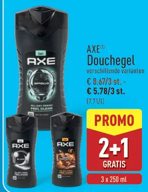 Promotie: AXE Douchegel