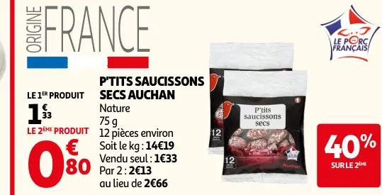 Promotie: P'tits saucissons secs