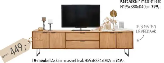 Aanbieding: TV-meubel Aska