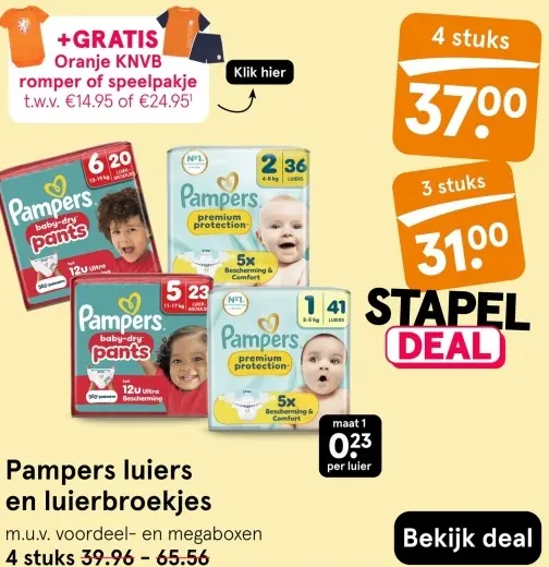 Aanbieding: Luiers en luierbroekjes