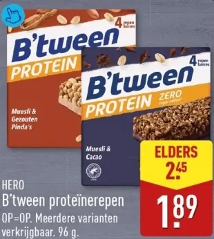 Aanbieding: B'tween proteïnerepen
