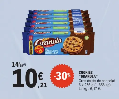 Promotie: Cookies "Granola"