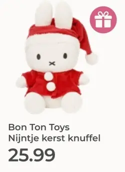 Aanbieding: Nijntje kerst knuffel